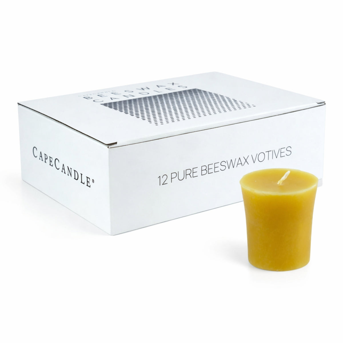 Beeswax Votive Candles - Box of 12