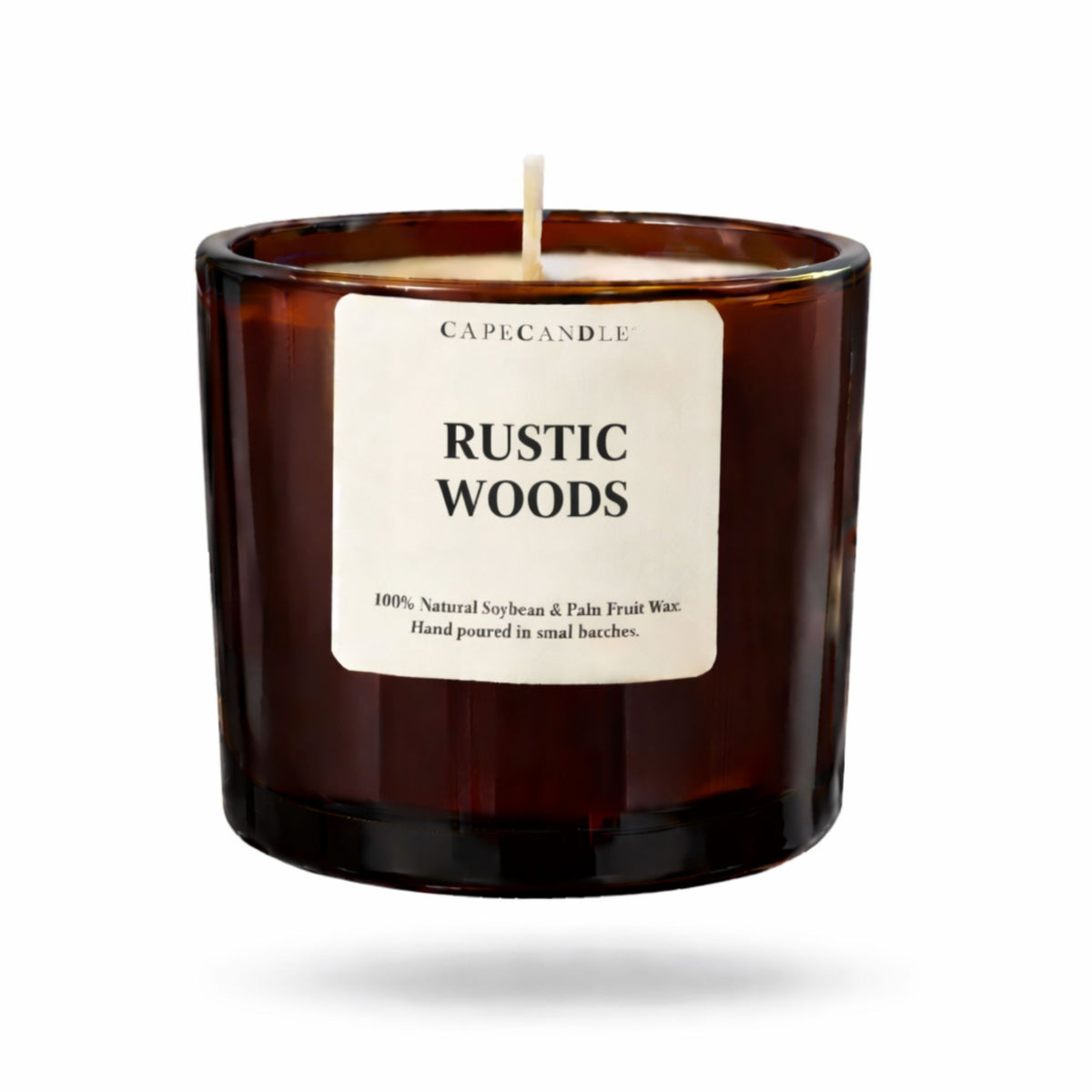 Rustic Woods Amber Jar Candle