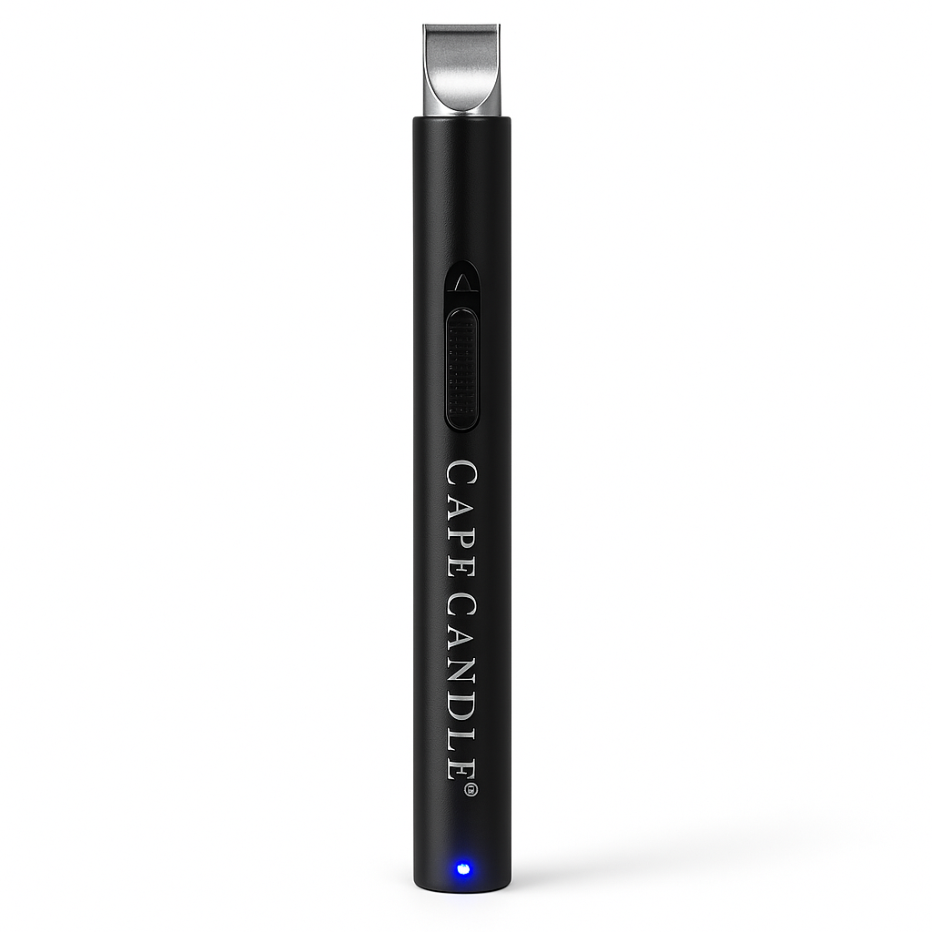 Electric Candle Lighter – Rechargeable USB Flameless Arc, Windproof, Safe & Eco-Friendly