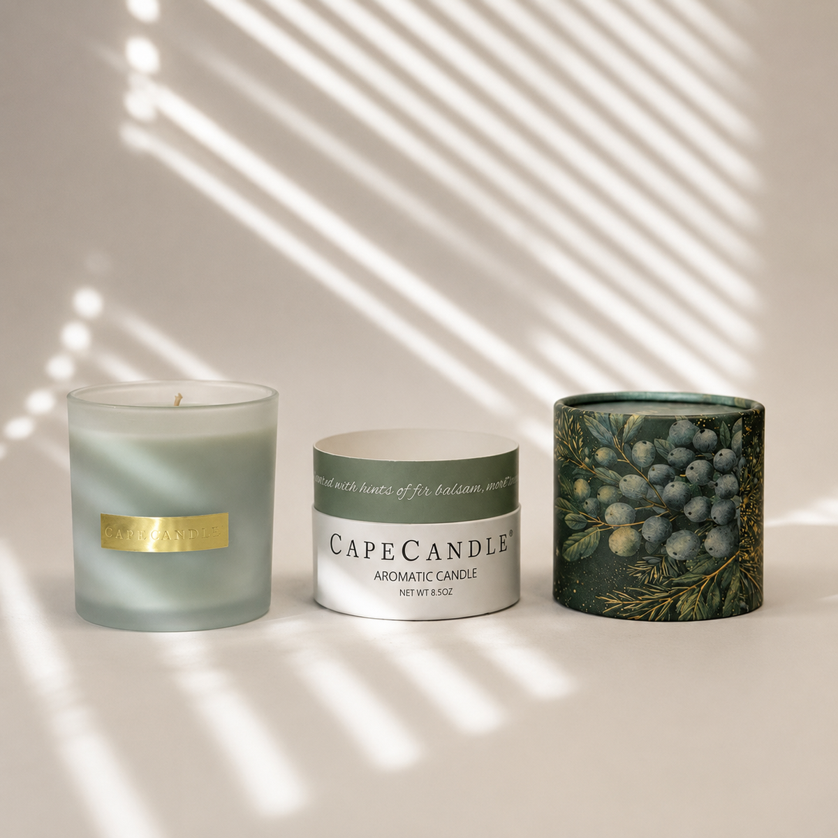 Bayberry Scented 8.5 oz Jar Candle By Cape Candle