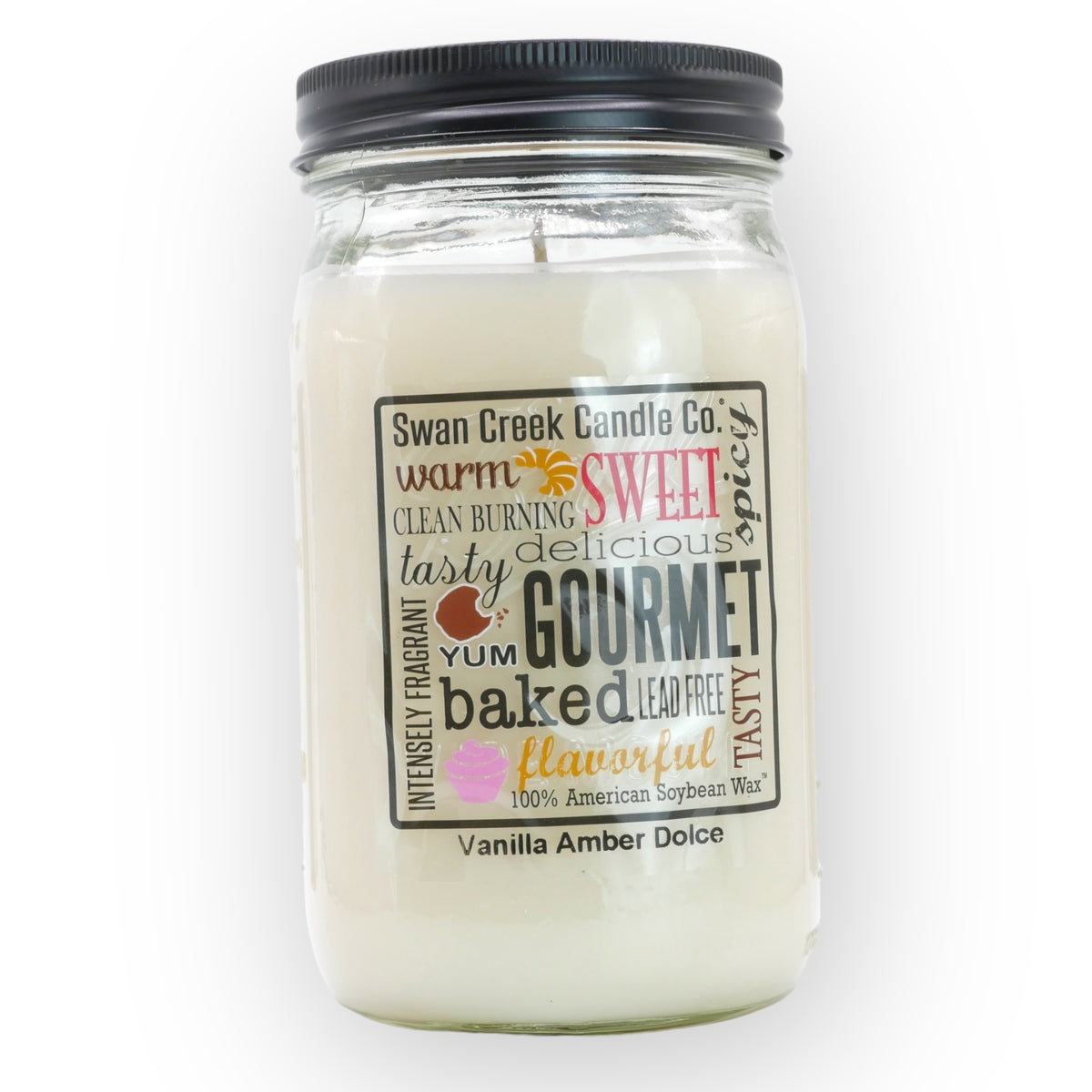 Swan Creek Candle - Vanilla Amber Dolce