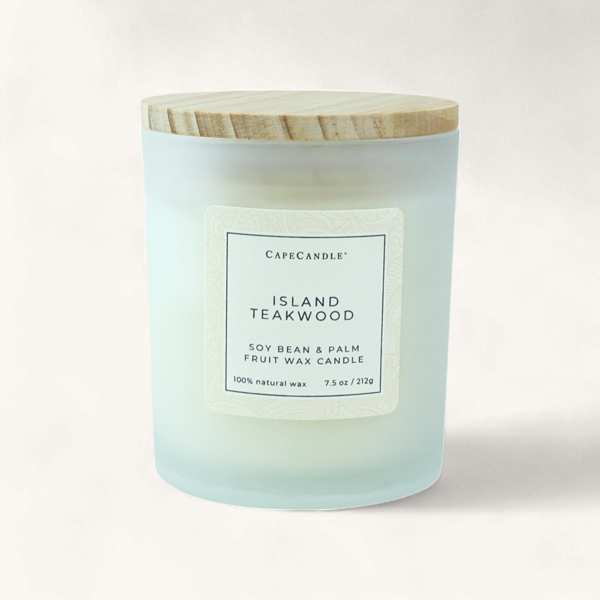 Island Teakwood Small Batch Poured Candle