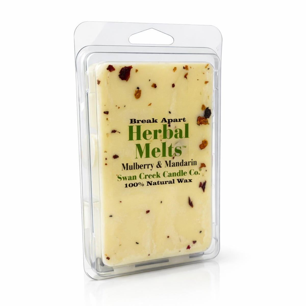 Herbal melts packaging with visible text on a white background