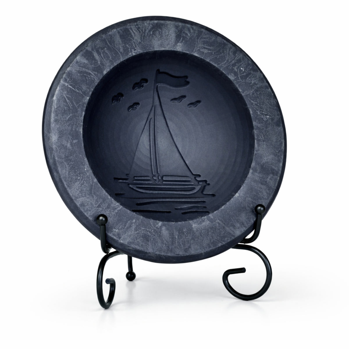 Sandalwood & Bourbon Scented Vessel - Sailboat