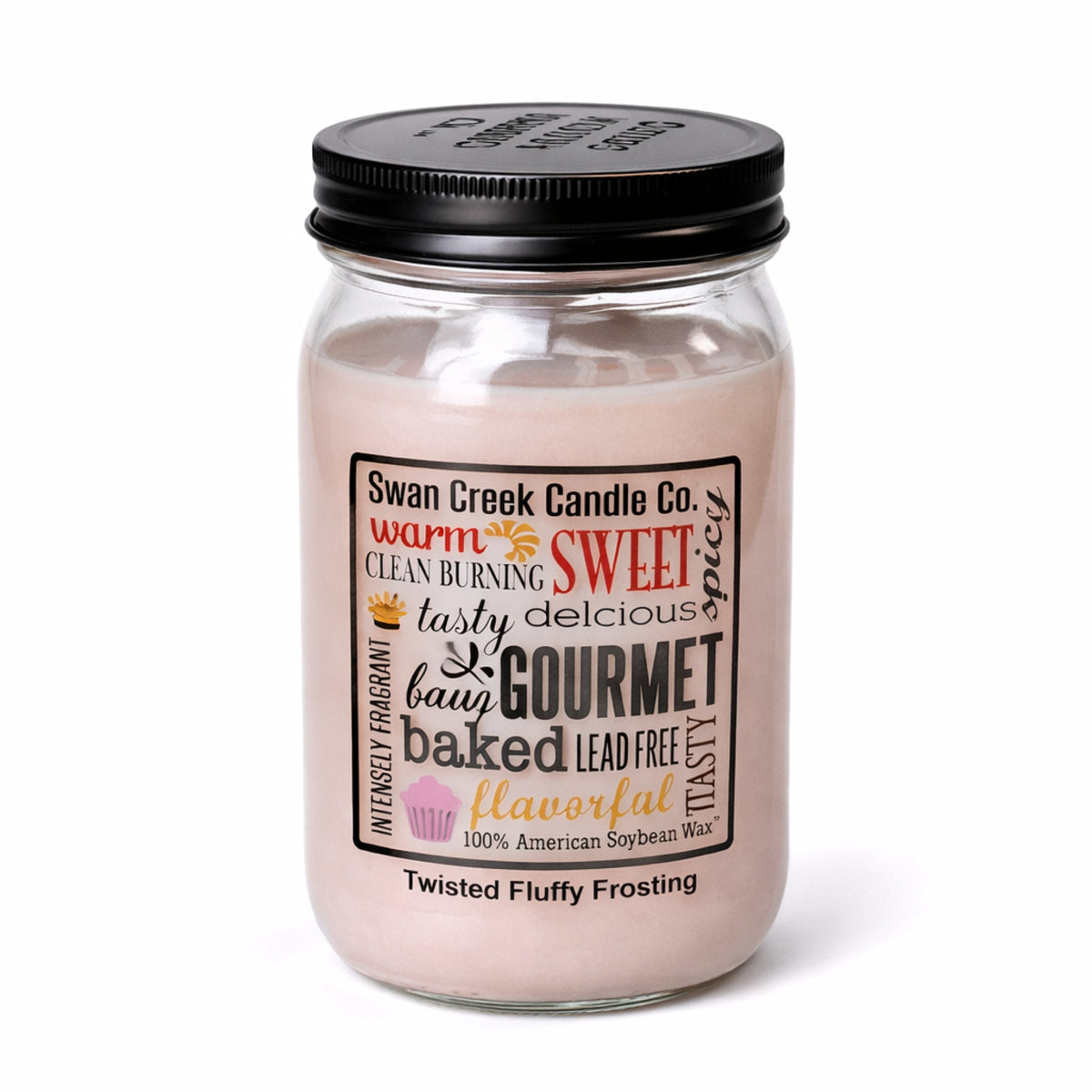 Twisted Fluffy Frosting Pantry Jar Soy Candle