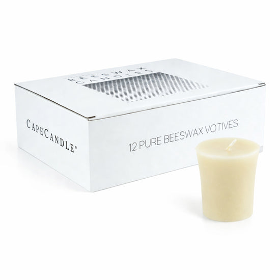 Beeswax Votive Candles - Box of 12