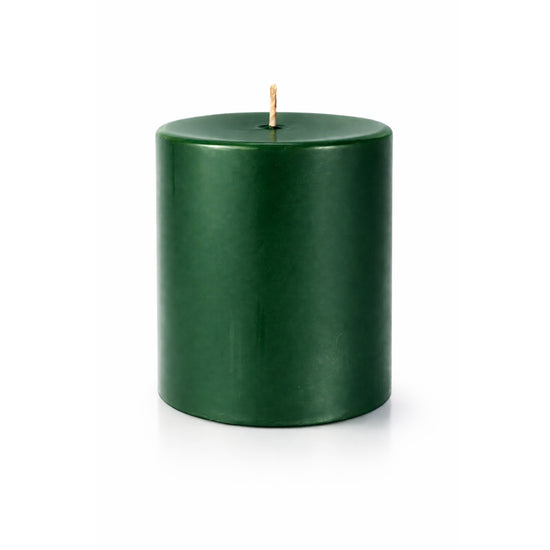3x3 Pillar Candle - Evergreen