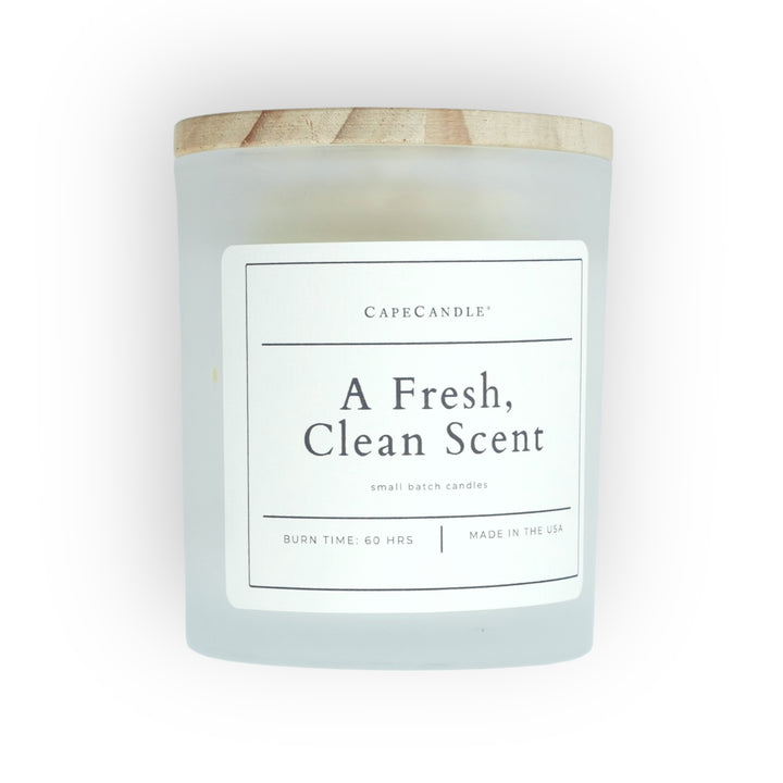 A Fresh, Clean Scent Small Batch Poured Candle