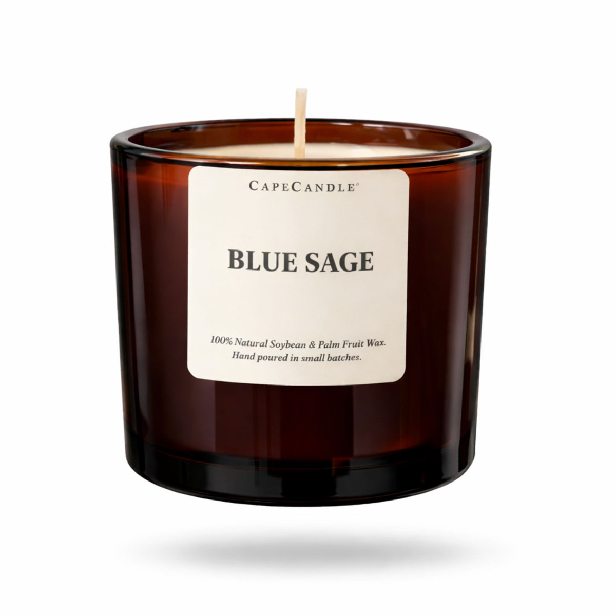 Blue Sage Amber Jar Candle