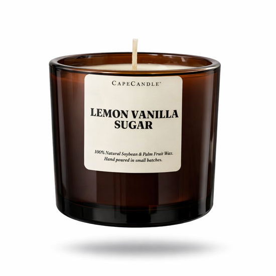 Lemon Vanilla Sugar Amber Jar Candle