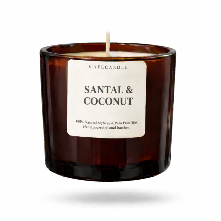 Santal & Coconut Amber Jar Candle