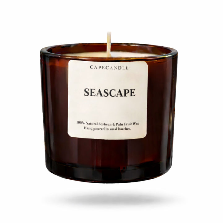 Seascape Amber Jar Candle