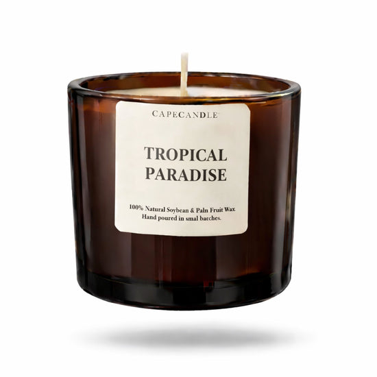 Tropical Paradise Amber Jar Candle