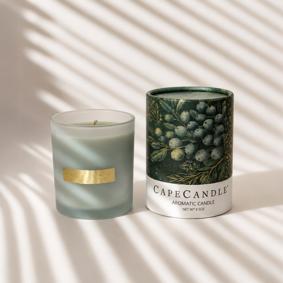 Bayberry Scented 8.5 oz Jar Candle By Cape Candle