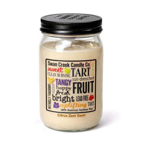 Swan Creek Pantry Jar - Citrus Zest Swirl