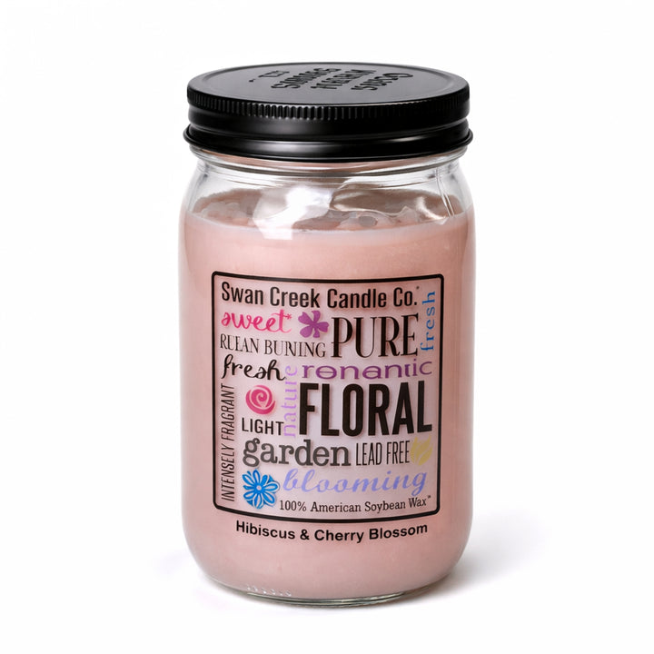 Swan Creek Pantry Jar - Hibiscus & Cherry Blossom