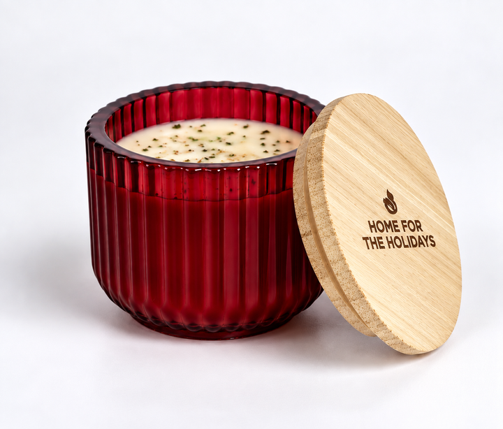 Home For The Holidays Cathedral Bowl Soy Candle