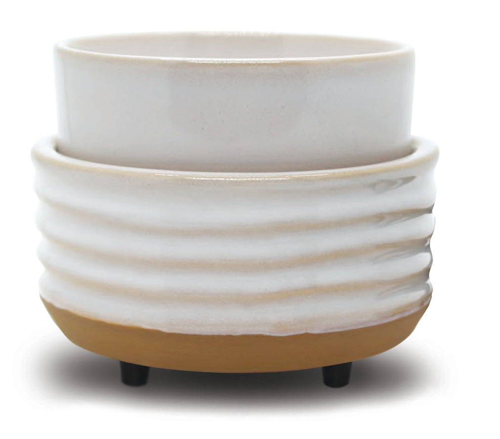 Ivory Wave - Wax Warmer for Scented Wax Melts