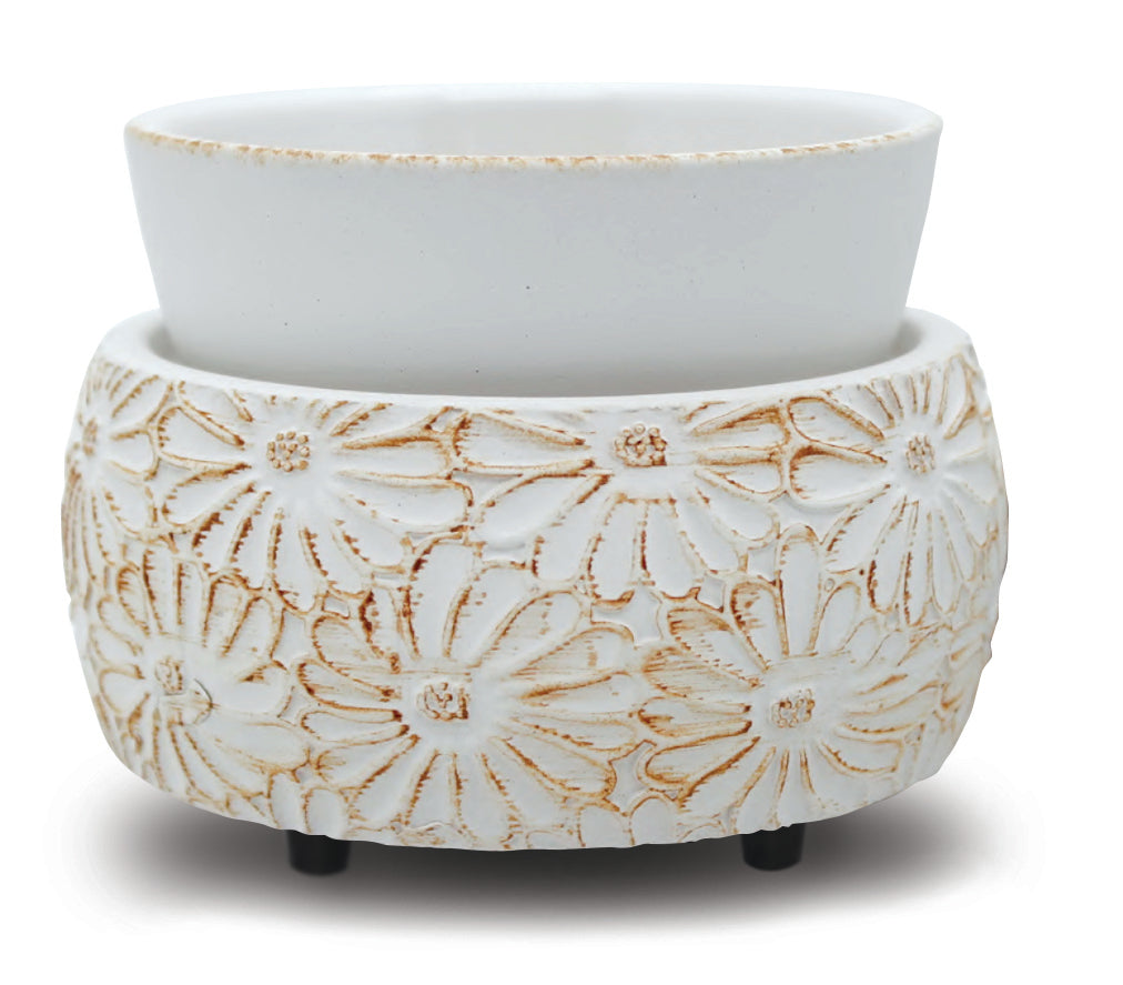 Modern Floral - Wax Warmer for Scented Wax Melts