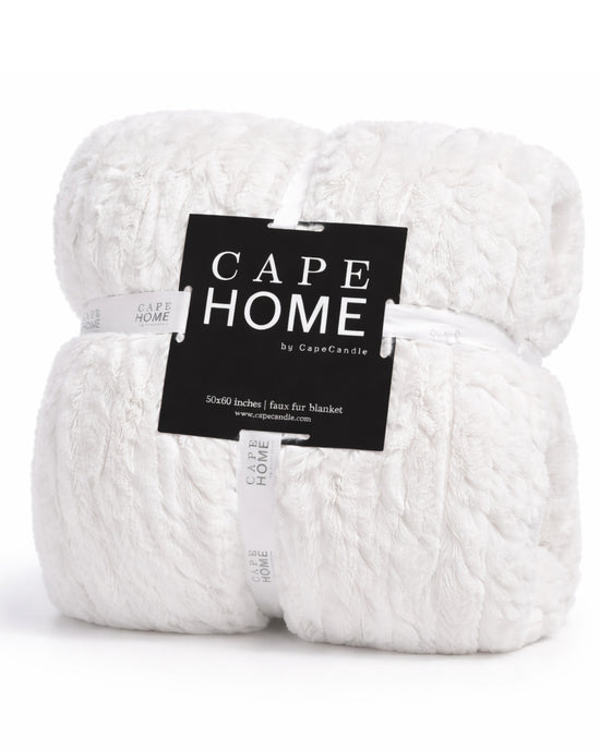 Cape Home Cloud Throw Blanket - Pure White