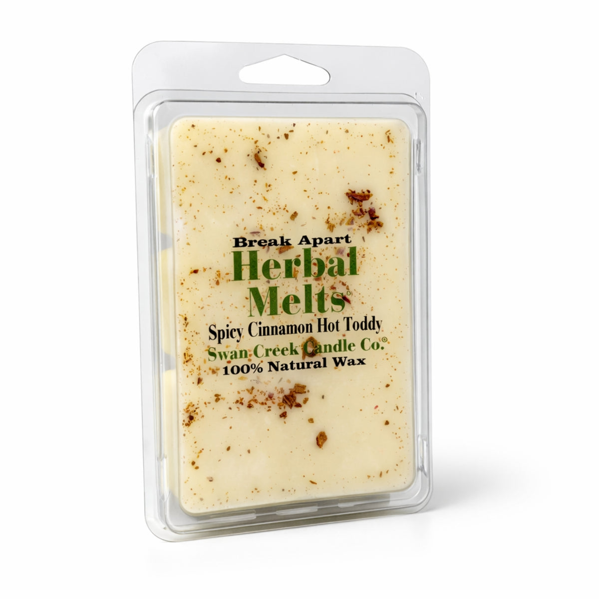 Herbal melts packaging with visible text on a white background
