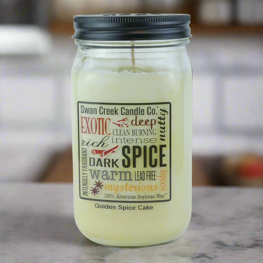 Golden Spice Cake Pantry Jar Soy Candle