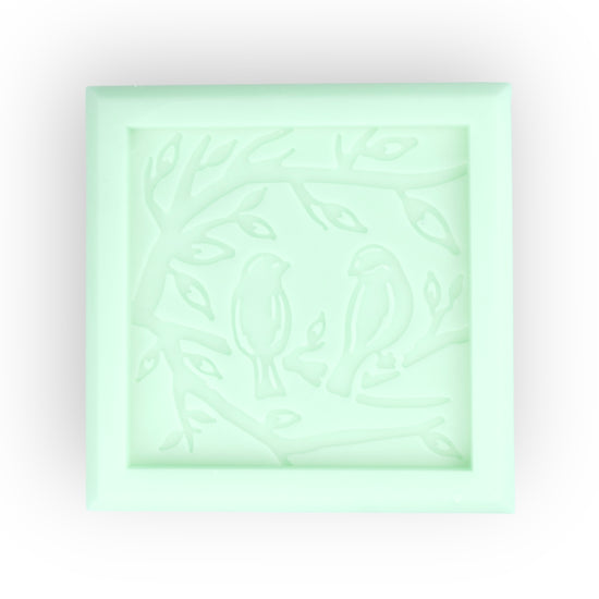 Blooming Gardenia Fragrance Square - Birds