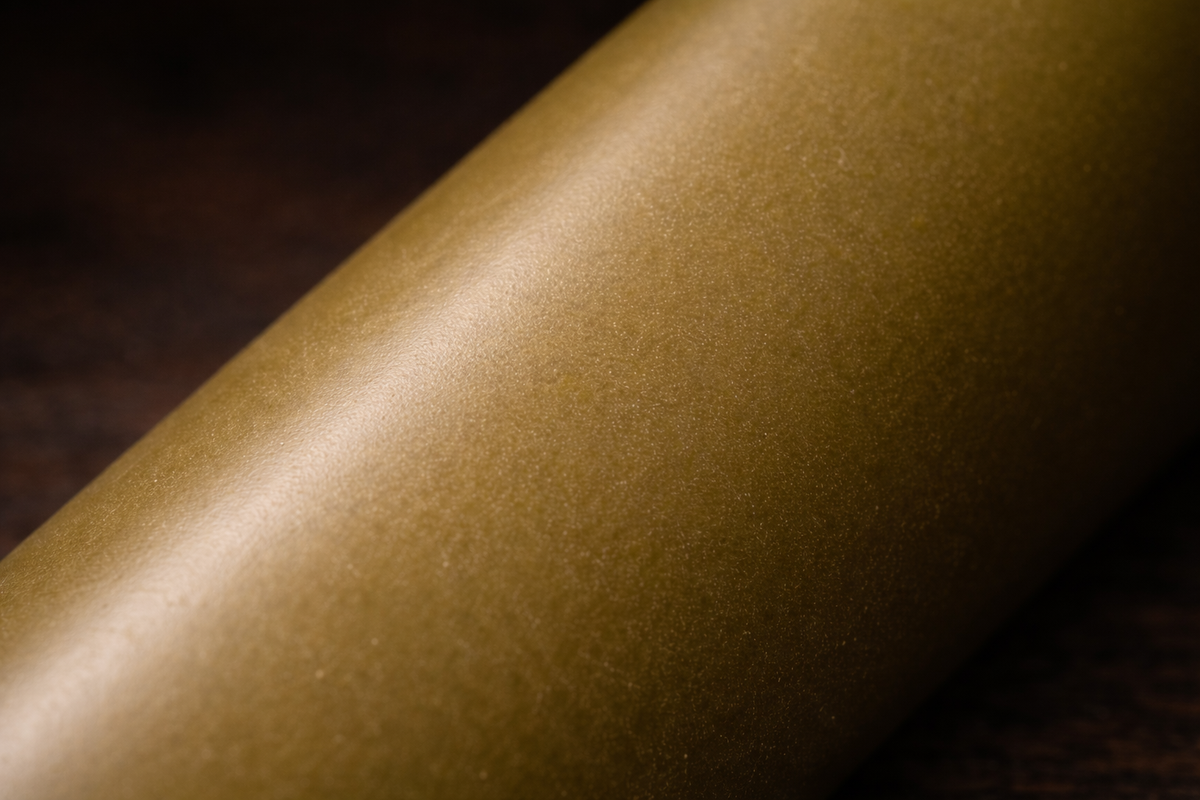 macro shot of bayberry candle surface.