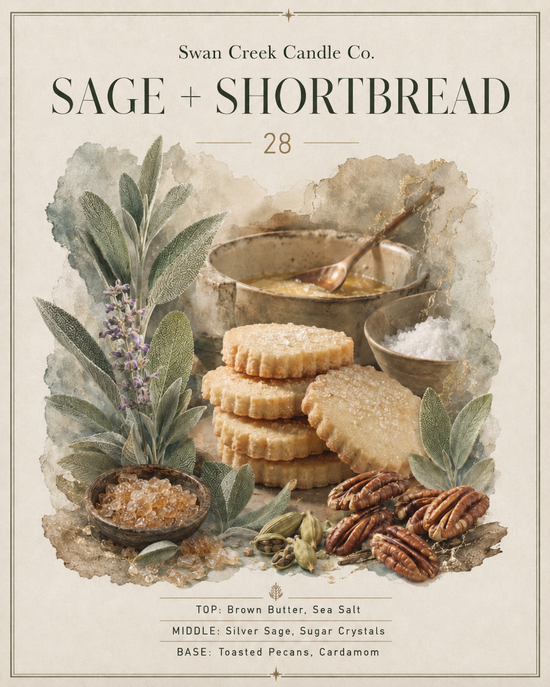 Sage & Shortbread Timeless Jar Soy Candle