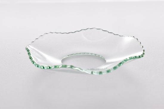 Bobeche - SET OF 2 Fluted Ridged Glass 2.75 Inch