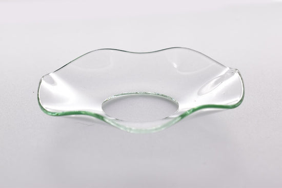 Bobeche - SET OF 2 Clear Fluted Glass 2.75 Inch
