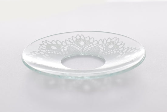 Bobeche - SET OF 2 Traditional Lace Glass 2.75 Inch