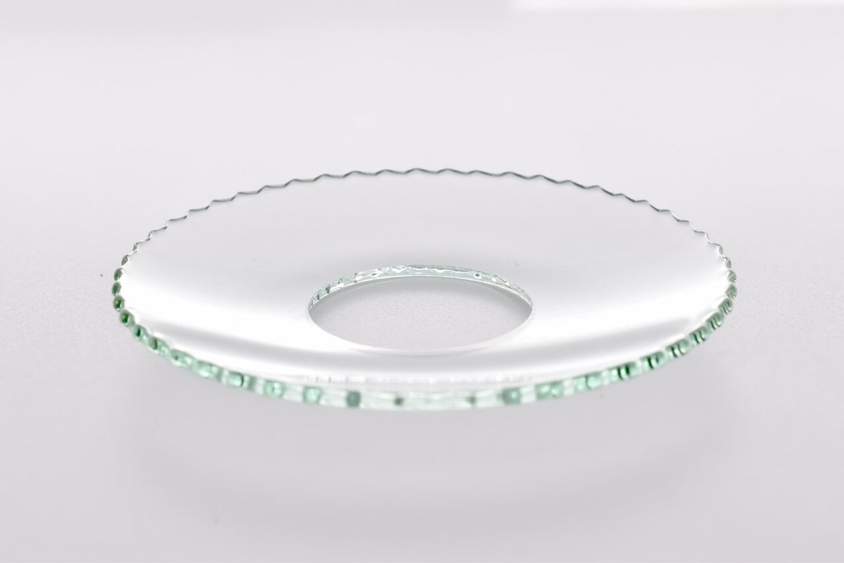 Bobeche - SET OF 2 Ridged Glass 2.75 Inch
