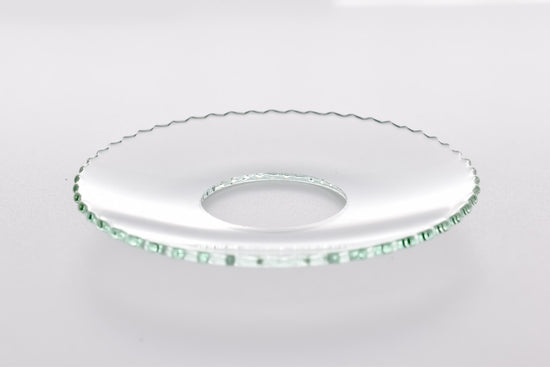 Bobeche - SET OF 2 Ridged Glass 2.75 Inch