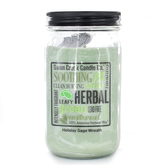 Holiday Sage Wreath Pantry  Swan Creek Candle