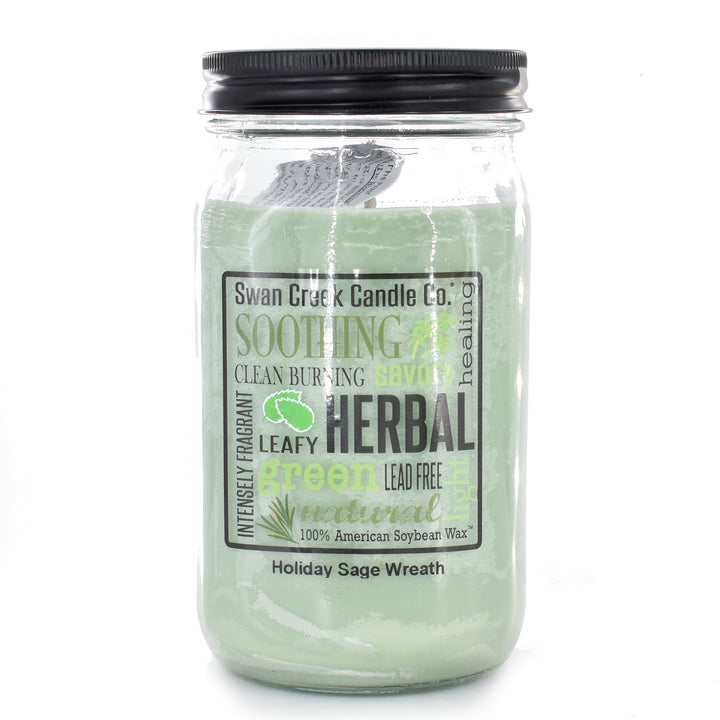 Holiday Sage Wreath Pantry  Swan Creek Candle