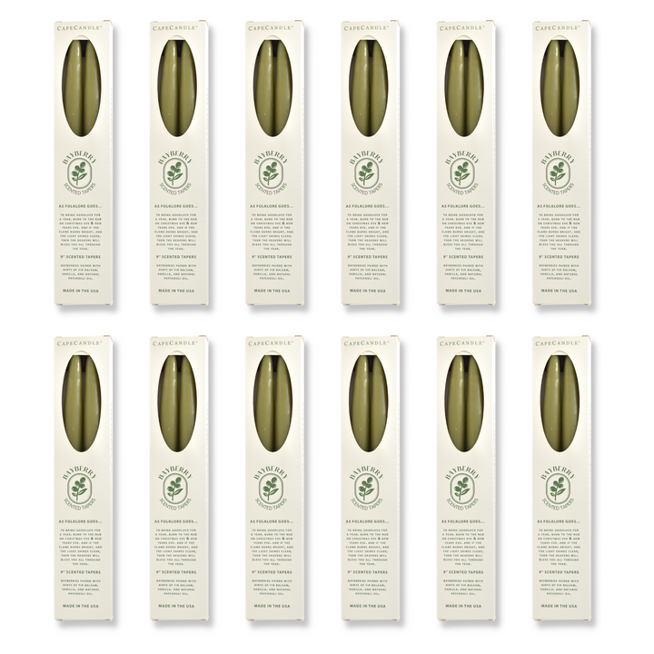 Scented Bayberry Tapers - Bulk