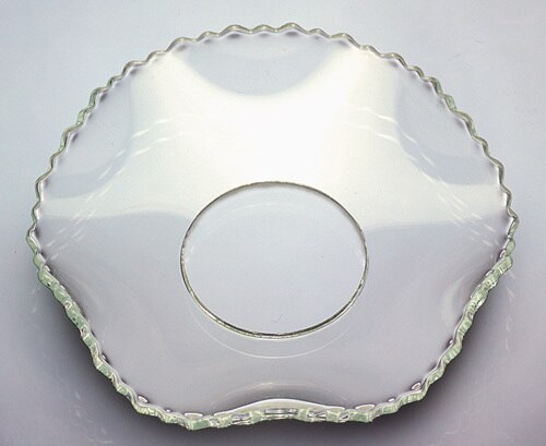 Bobeche - SET OF 2 Fluted Ridged Glass 2.75 Inch