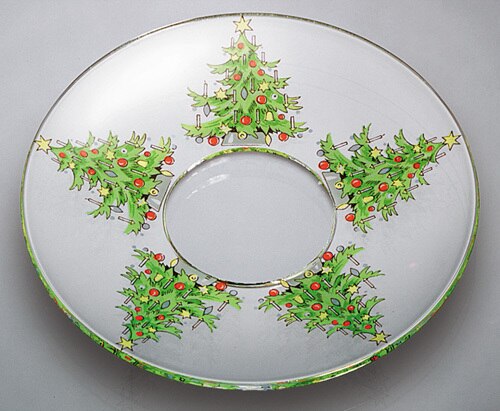 Bobeche - SET OF 2 Holiday Tree Glass 2.75 Inch