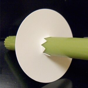 Bobeche - SET OF 25 Paper Candle Drip Protectors 3 inch